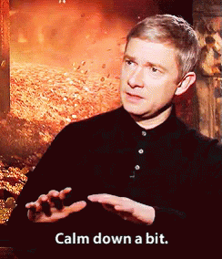 calm down a bit